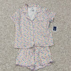 Roller Rabbit X Target Limited Edition Multicolor Heart-Print Short Pajama Set